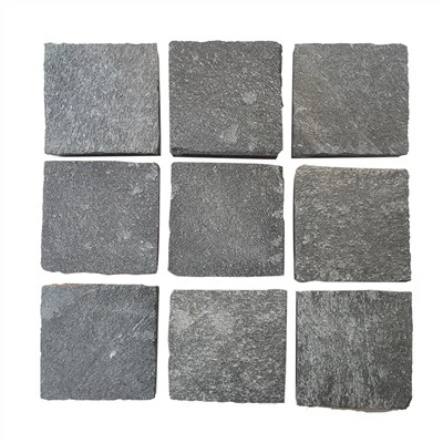 Hardscapes Black Quartz Cobblestone